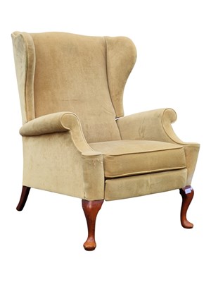 Lot 823 - PARKER KNOLL MANNER - MID CENTURY WING BACK ARMCHAIR