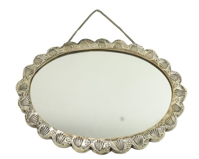 Lot 29 - 20TH CENTURY TURKISH 900 SILVER WEDDING VANITY DRESSING MIRROR BY NECO