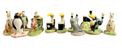 Lot 68 - GUINNESS - CARLTON WARE - SELECTION OF TWELVE MID-CENTURY ADVERTISING FIGURES