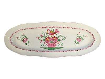Lot 53 - ST CELEMENT - 19TH CENTURY FRENCH FISH PLATTER