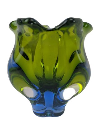Lot 21 - JOSEF HOSPODKA FOR CHRIBSKA - MID-CENTURY STUDIO ART GLASS VASE