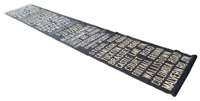 Lot 197 - BOURNEMOUTH CORPORATION TROLLEY BUS BLIND