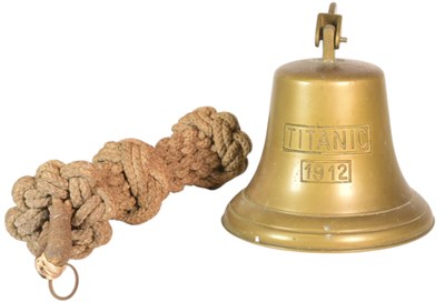 Lot 257 - TITANIC INTEREST - COMMEMORATIVE REPRODUCTION SHIPS BELL