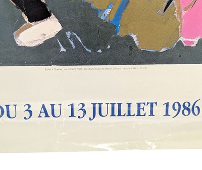 Lot 62 - 19TH LE FESTIVAL D'ETE DE QUEBEC - TWO VINTAGE 1986 FESTIVAL POSTERS