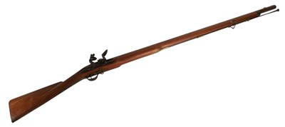 Lot 126 - 20TH CENTURY BROWN BESS FLINTLOCK MUSKET REPRODUCTION