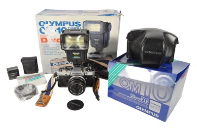 Lot 274 - OLYMPUS - TWO VINTAGE 20TH CENTURY CAMERAS