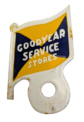 Lot 52 - GOODYEAR SERVICE - REPRODUCTION SERVICE STORES ENAMEL PLATE