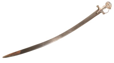 Lot 307 - 19TH CENTURY INDIAN TULWAR SWORD