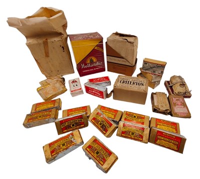 Lot 130 - TOBACCIANA. COLLECTION OF MID CENTURY TOBACCO IN THE ORIGINAL PACKAGING