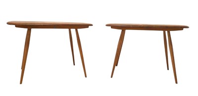 Lot 112 - ERCOL - MODEL 748 - PAIR OF BEECH AND ELM COFFEE TABLE
