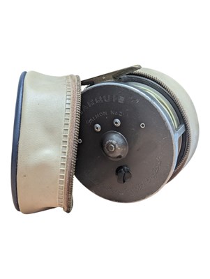 Lot 282 - HARDY BROS LTD, ENGLAND MARQUIS SALMON NO.2 FISHING REEL