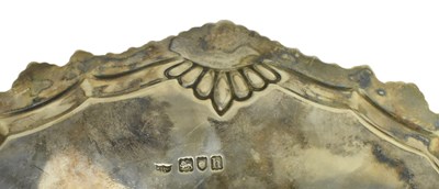 Lot 7 - EDWARD VII HALLMARKED SILVER SALVER TRAY 1903 LONDON