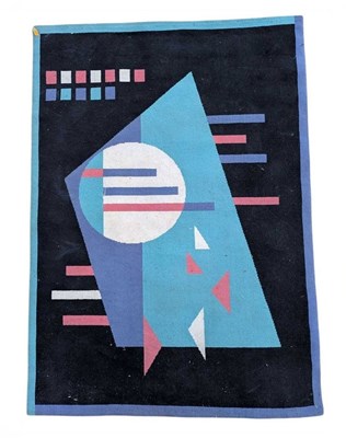 Lot 238 - POSSIBLY SCANDINAVIAN 'MEMPHIS' STYLE ABSTRACT GEOMETRIC FLOOR CARPET RUG