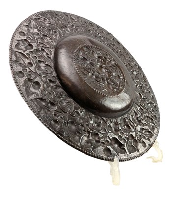 Lot 130 - BELIEVED JOHN PEARSON, NEWLYN SCHOOL, REPOUSSE COPPER FLORAL CHARGER