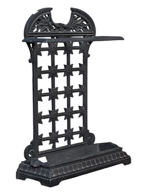 Lot 985 - EARLY 20TH CENTURY COALBROOKDALE MANNER STICK STAND
