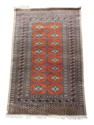 Lot 971 - 20TH CENTURY PAKISTANI BOKHARA RUG