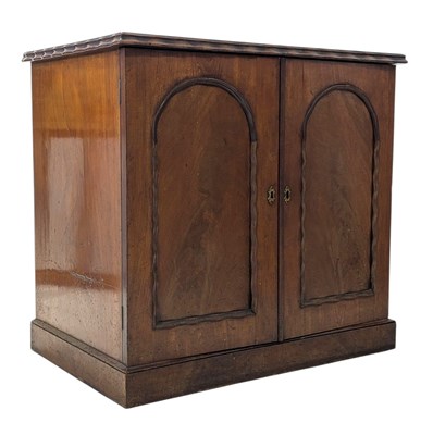 Lot 630 - LARGE 19TH CENTURY VICTORIAN MAHOGANY COLLECTORS CABINET