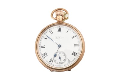 Lot 38 - 1920S HALLMARKED 9CT GOLD WALTHAM POCKETWATCH