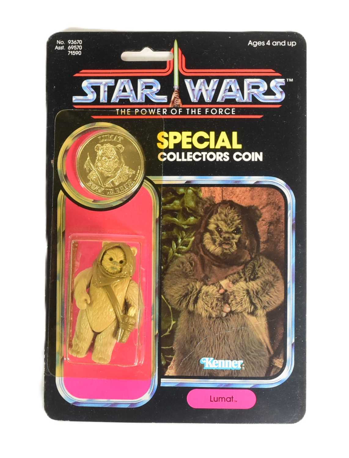 Lot 547 - STAR WARS - VINTAGE POWER OF THE FORCE LUMAT ACTION FIGURE