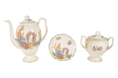 Lot 70 - ROYAL ALBERT FOR LAWLEYS - EARLY 20TH CENTURY CHINA COFFEE SERVICE