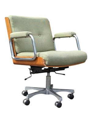 Lot 857 - GORDON RUSSELL - GIROFLEX - VINTAGE OFFICE SWIVEL DESK CHAIR