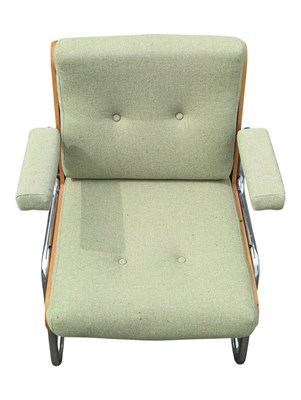 Lot 858 - GORDON RUSSELL - GIROFLEX - SIX VINTAGE CANTILEVER OFFICE CHAIRS