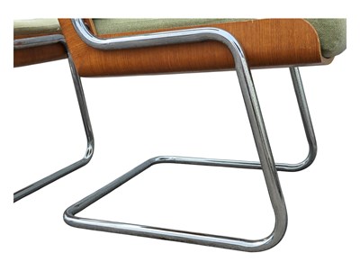 Lot 858 - GORDON RUSSELL - GIROFLEX - SIX VINTAGE CANTILEVER OFFICE CHAIRS