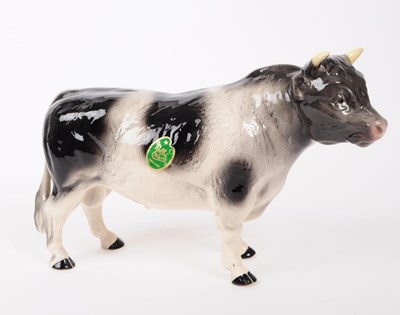 Lot 17 - MELBA WARE - BUTCHER'S SHOP WINDOW CERAMIC BULL FIGURE