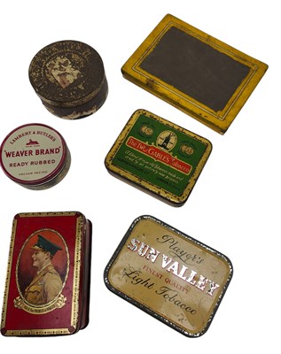 Lot 176 - TOBACCIANA. EIGHT EARLY 20TH CENTURY VINTAGE ADVERTISING CIGARETTE TINS