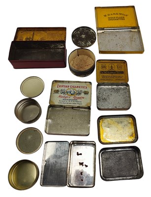 Lot 176 - TOBACCIANA. EIGHT EARLY 20TH CENTURY VINTAGE ADVERTISING CIGARETTE TINS