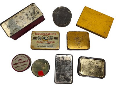 Lot 176 - TOBACCIANA. EIGHT EARLY 20TH CENTURY VINTAGE ADVERTISING CIGARETTE TINS