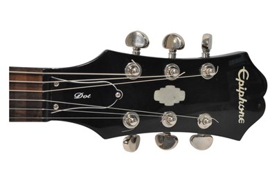 Lot 410 - EPIPHONE DOT ELECTRIC ACOUSTIC GUITAR & CASE