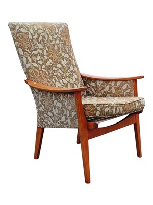 Lot 864 - PARKER KNOLL - MID CENTURY TEAK ARMCHAIR