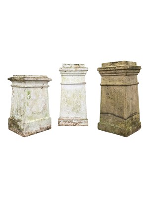 Lot 950 - THREE 19TH CENTURY CHIMNEY POTS