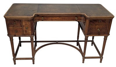 Lot 398 - POOLEY FURNITURE - 19TH CENTURY AMERICAN MAHOGANY DESK