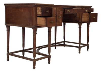 Lot 398 - POOLEY FURNITURE - 19TH CENTURY AMERICAN MAHOGANY DESK