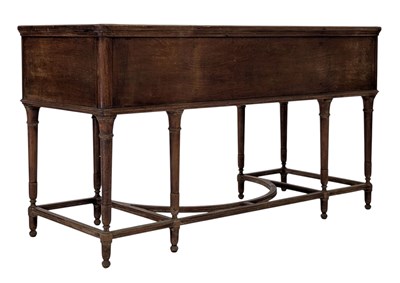 Lot 398 - POOLEY FURNITURE - 19TH CENTURY AMERICAN MAHOGANY DESK