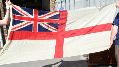 Lot 262 - BRITISH ROYAL NAVY ENSIGN FLAG
