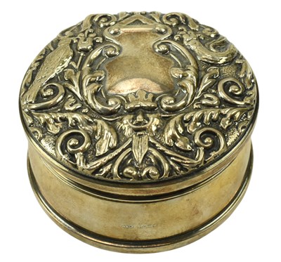 Lot 42 - ELIZABETH II HALLMARKED SILVER DRESSING TABLE BOX