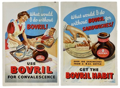 Lot 21 - BOVRIL - PAIR OF MID-CENTURY ADVERTISEMENTS