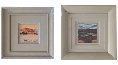 Lot 112 - NEIL MURISON RWA (1930-2018) - TWO UNTITLED MIXED MEDIA ON CARD