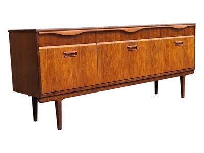 Lot 877 - GREAVES & THOMAS - MID CENTURY TEAK SIDEBOARD CREDENZA