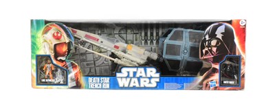 Lot 128 - STAR WARS - 2011 HASBRO DEATH STAR TRENCH RUN ACTION FIGURE SET