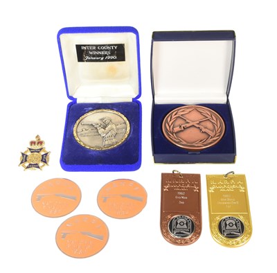 Lot 242 - COLLECTION OF VINTAGE SHOOTING MEDALLIONS