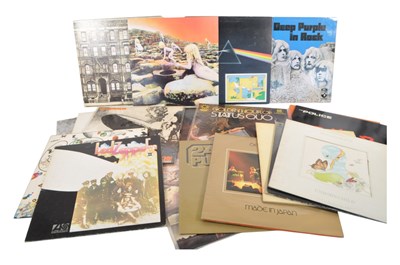 Lot 420 - VINTAGE 20TH CENTURY VINYL RECORD ALBUMS - PINK FLOYD, LED ZEPPELIN, DEEP PURPLE
