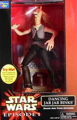 Lot 123 - STAR WARS - 1999 EPISODE I INTERACTIVE TALKING BANK FIGURES