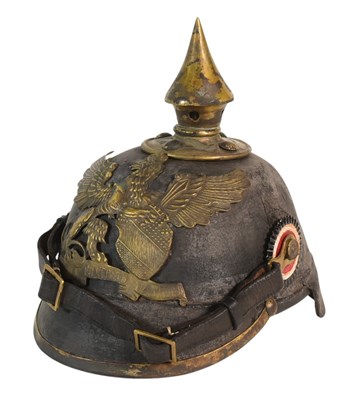 Lot 330 - WWI FIRST WORLD WAR IMPERIAL GERMAN PICKLEHAUBE