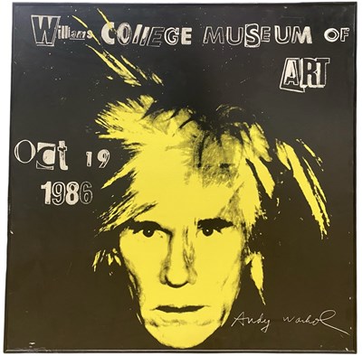 Lot 35 - AFTER ANDY WARHOL - WILLIAMS COLLEGE PRINT ON BOARD