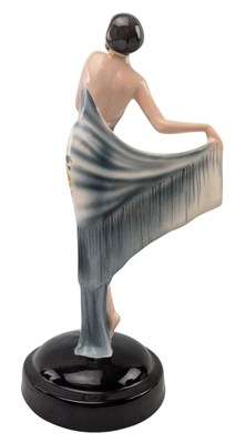 Lot 147 - JOSEF LORENZL FOR GOLDSCHEIDER - ART DECO PORCELAIN CABINET FIGURINE