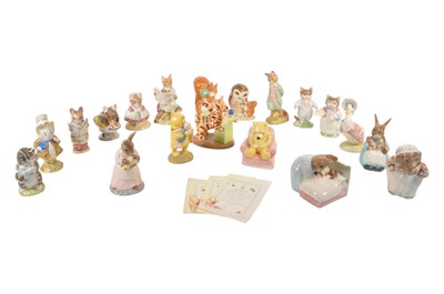 Lot 95 - BEATRIX POTTER / DISNEY - MID CENTURY CHINA TABLEWARE ORNAMENTS